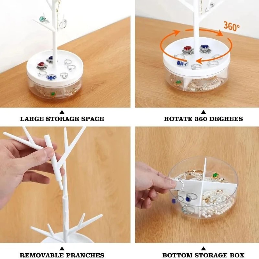 360Degree Rotating MultiPurpose Jewelry Rack 4