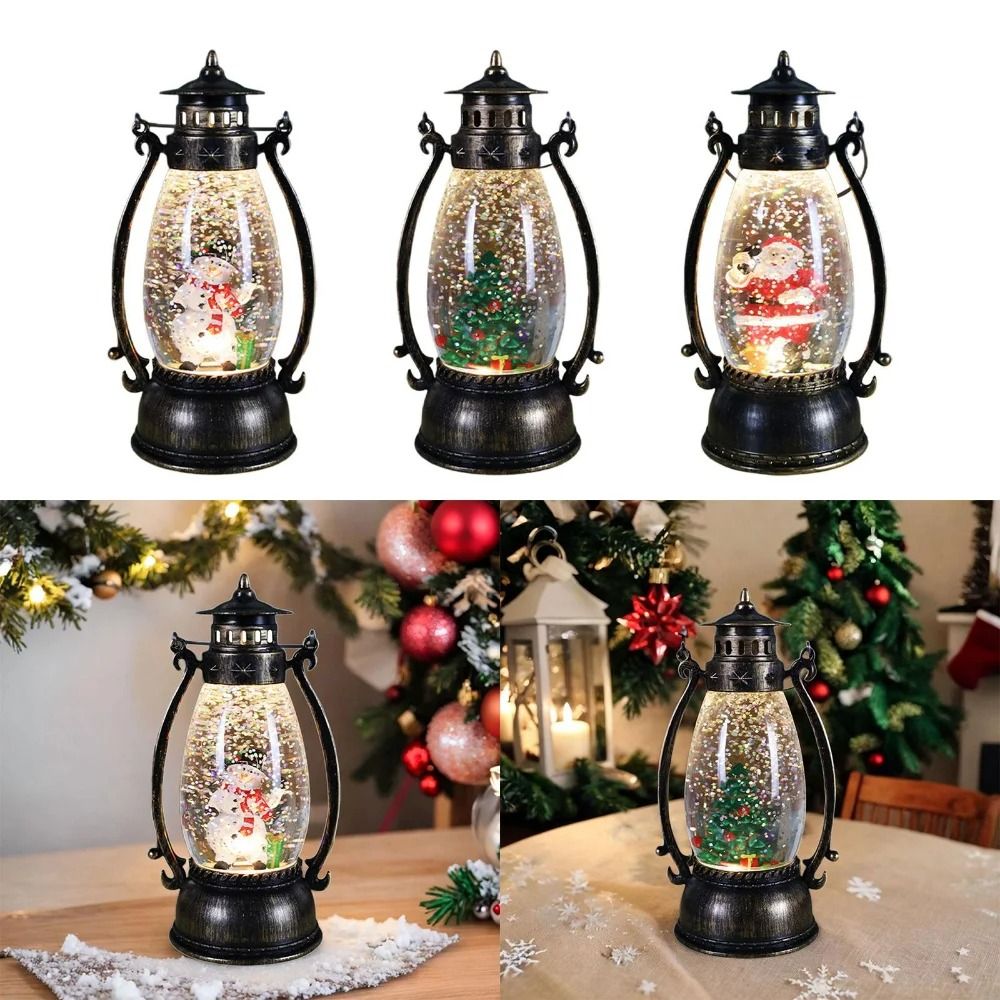 Acrylic Crystal Ball Lantern Holiday Landscape Decor 2