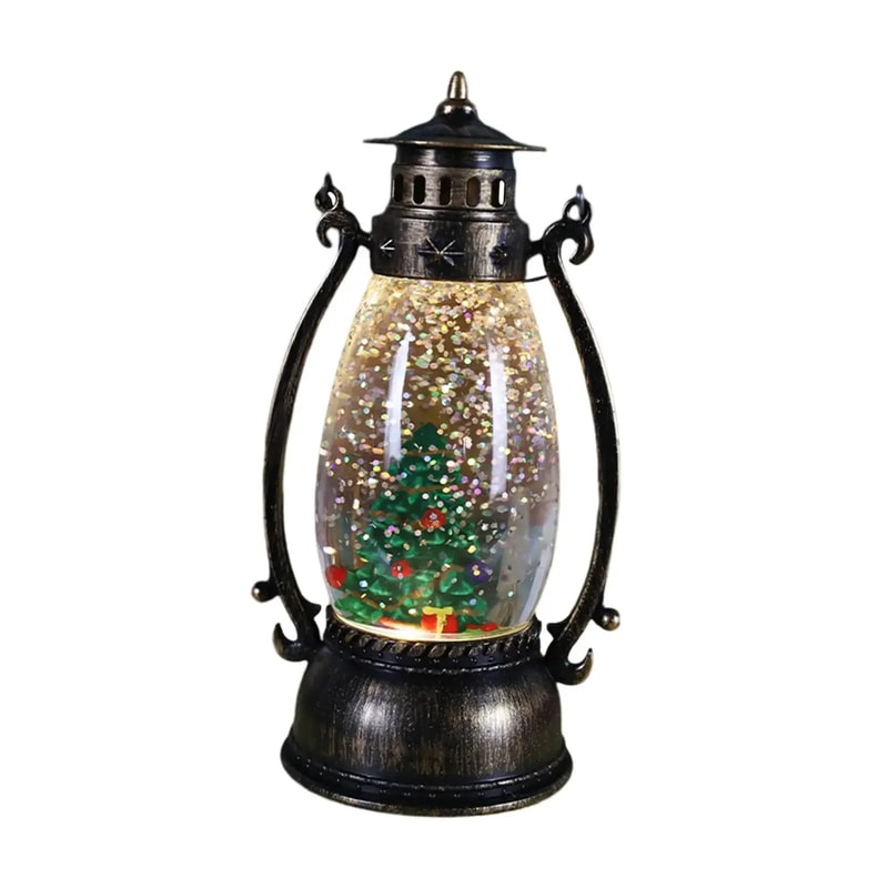 Acrylic Crystal Ball Lantern Holiday Landscape Decor 8