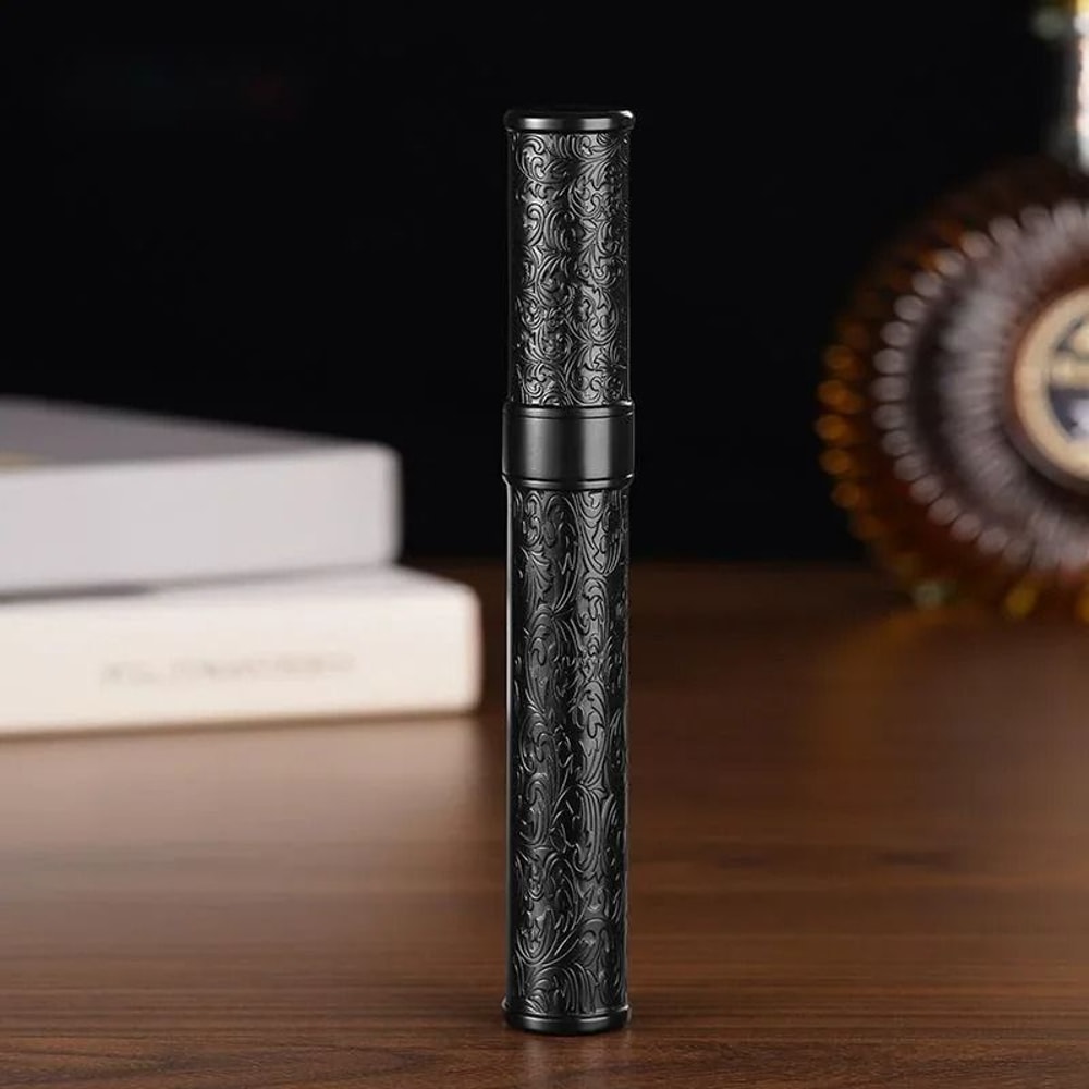 Portable Metal Single Tube Cigar Humidor 9