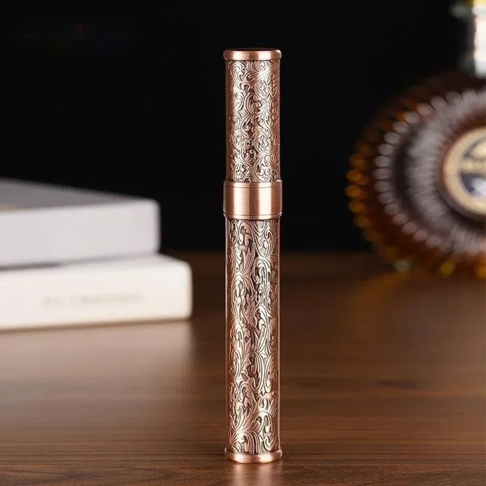 Portable Metal Single Tube Cigar Humidor 5