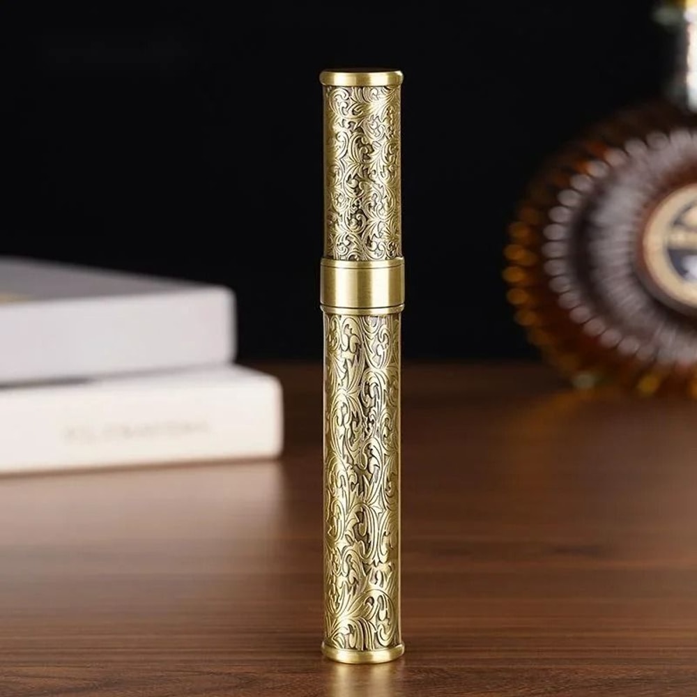 Portable Metal Single Tube Cigar Humidor 6