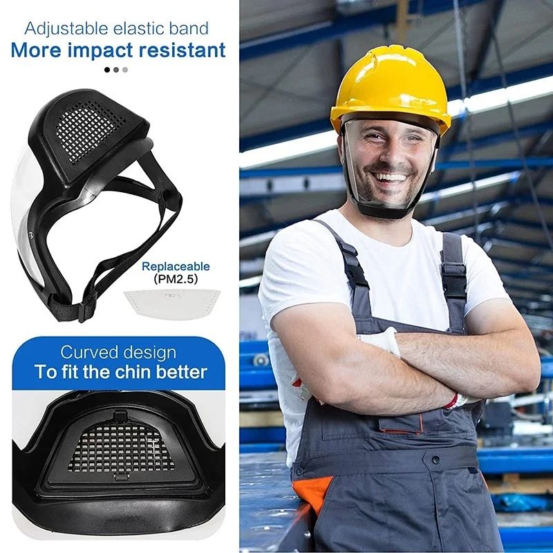 Full Face Shield Reusable Work Protection Mask 2