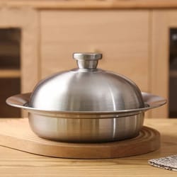 304 stainless steel flying saucer steamer tray