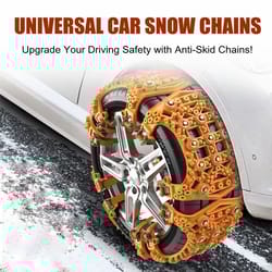 universal heavy-duty anti-slip tire chains