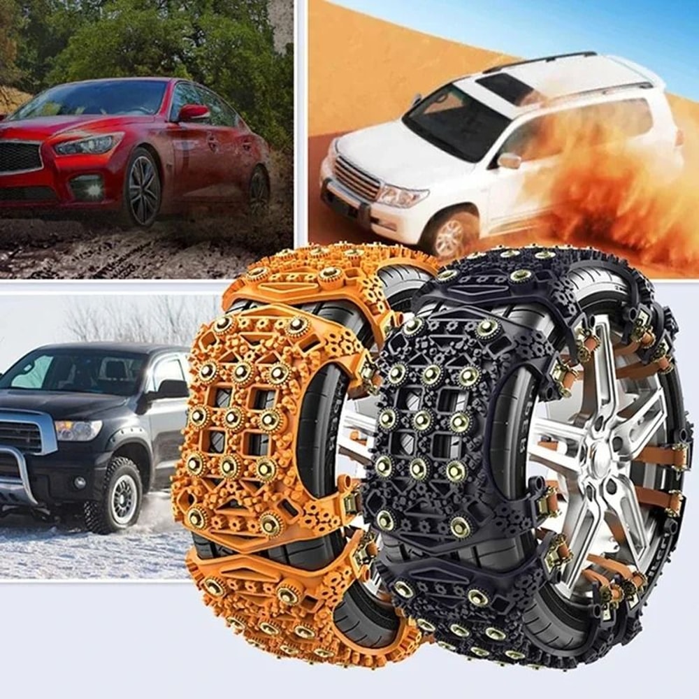 Universal HeavyDuty AntiSlip Tire Chains 3