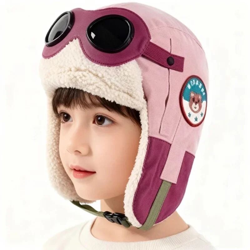 Thermal Pilot Aviator Hat Winter Windproof Lei Feng Cap 5