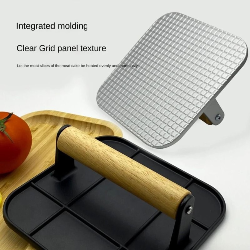Aluminum Alloy Burger Press NonStick Meat Tool 3