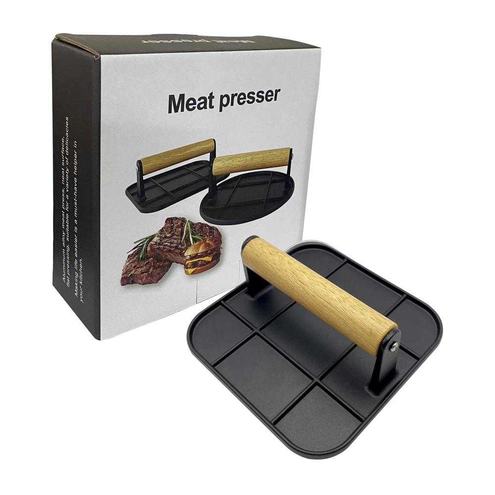 Aluminum Alloy Burger Press NonStick Meat Tool 6
