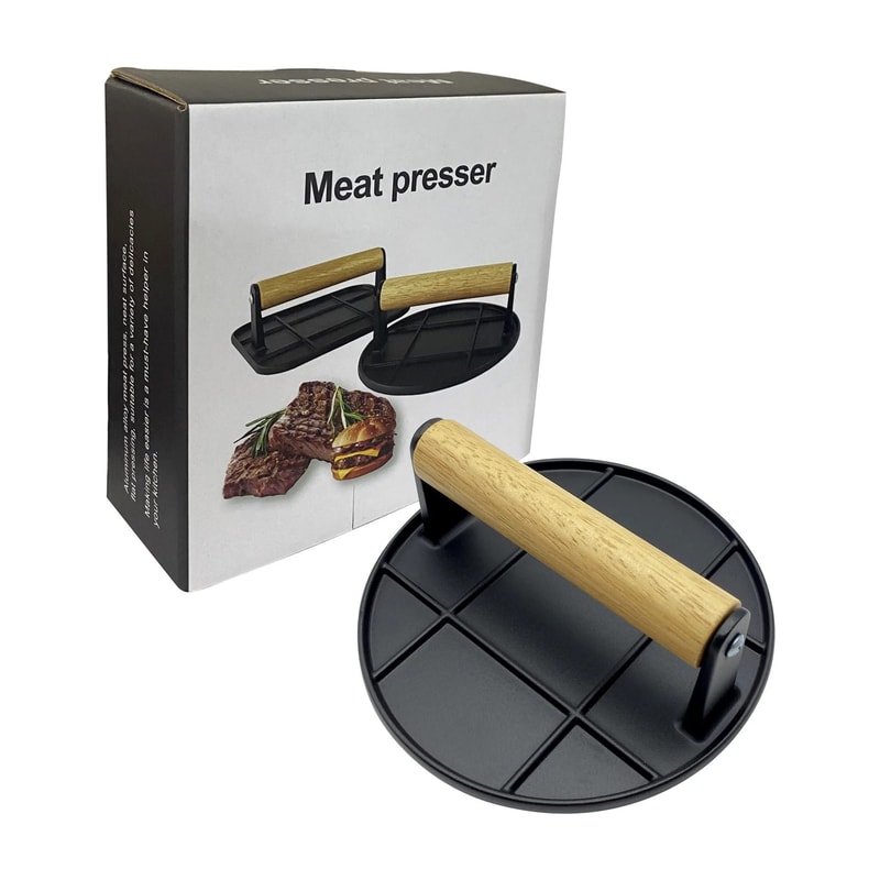Aluminum Alloy Burger Press NonStick Meat Tool 7