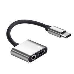 2-in-1 usb-c to 3.5mm audio & power splitter