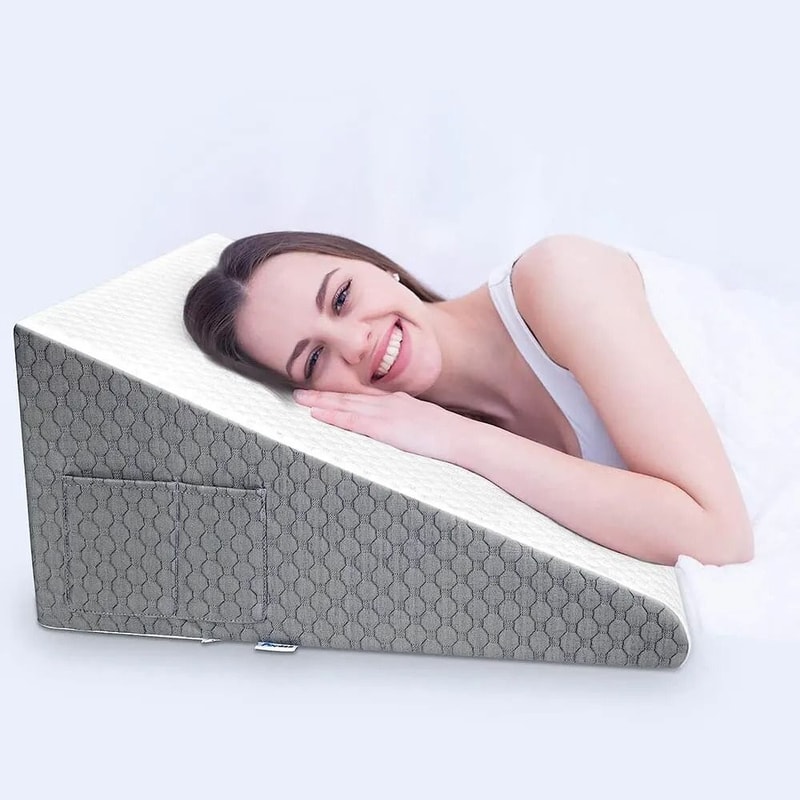 Air Layer Foam Wedge HighElevation Recovery Pillow 5