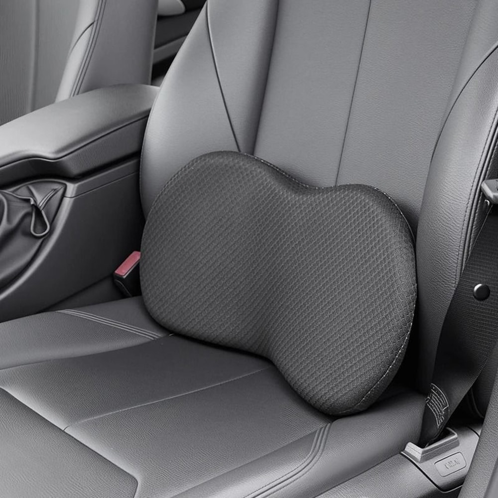 HighVisibility Memory Foam Car Seat Booster Cushion 1