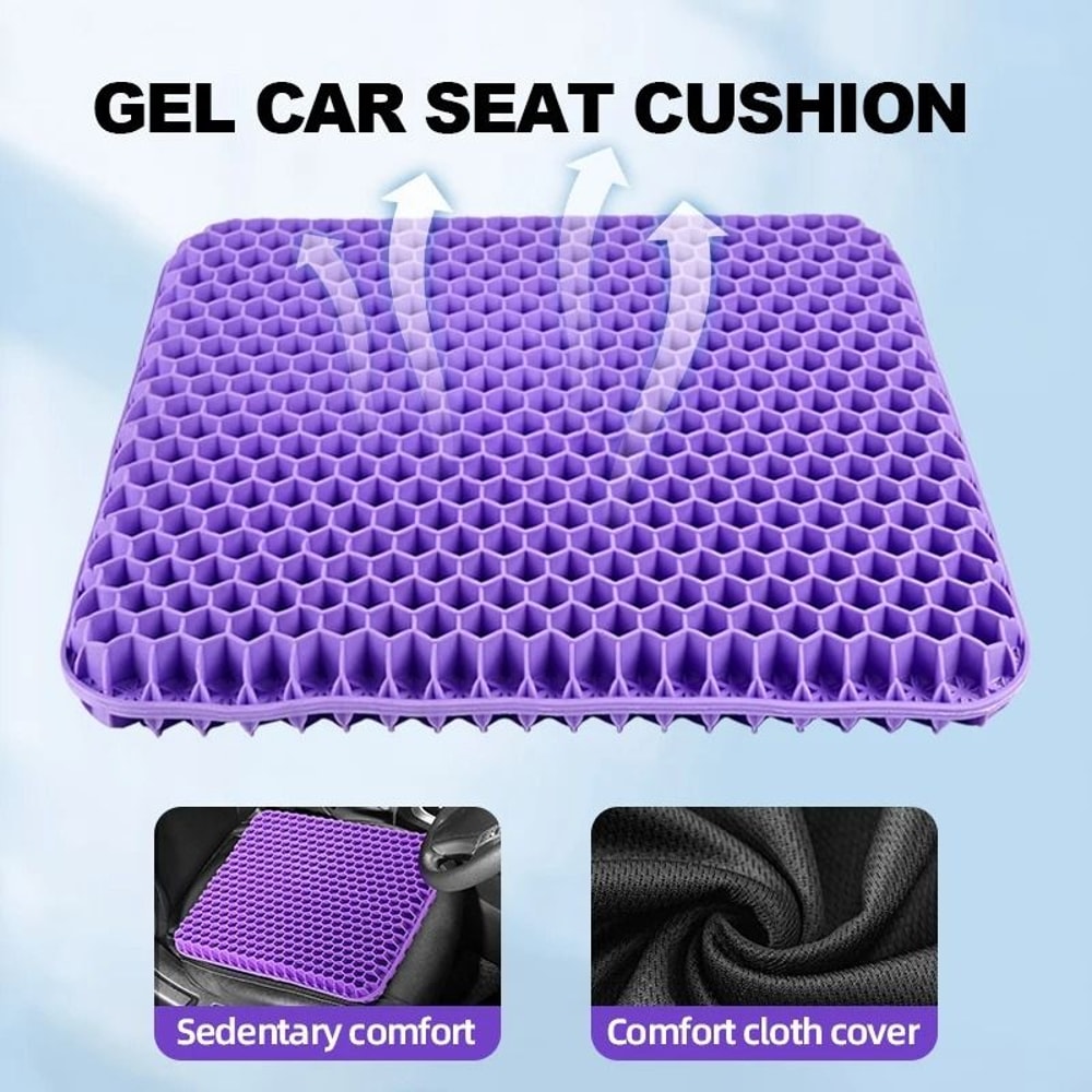 HighImpact Cooling Gel Honeycomb Seat Cushion 0