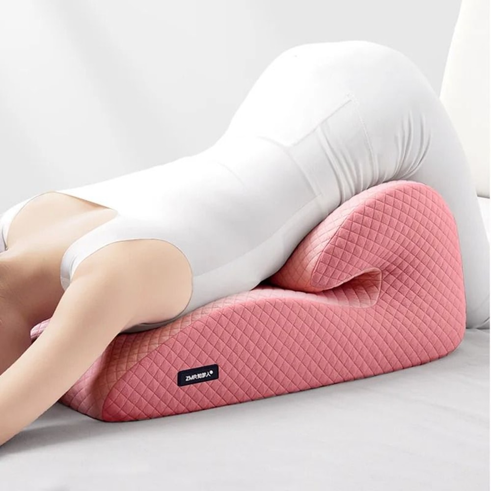 HighDensity Ergonomic Memory Foam Reading Back Support Pillow 5