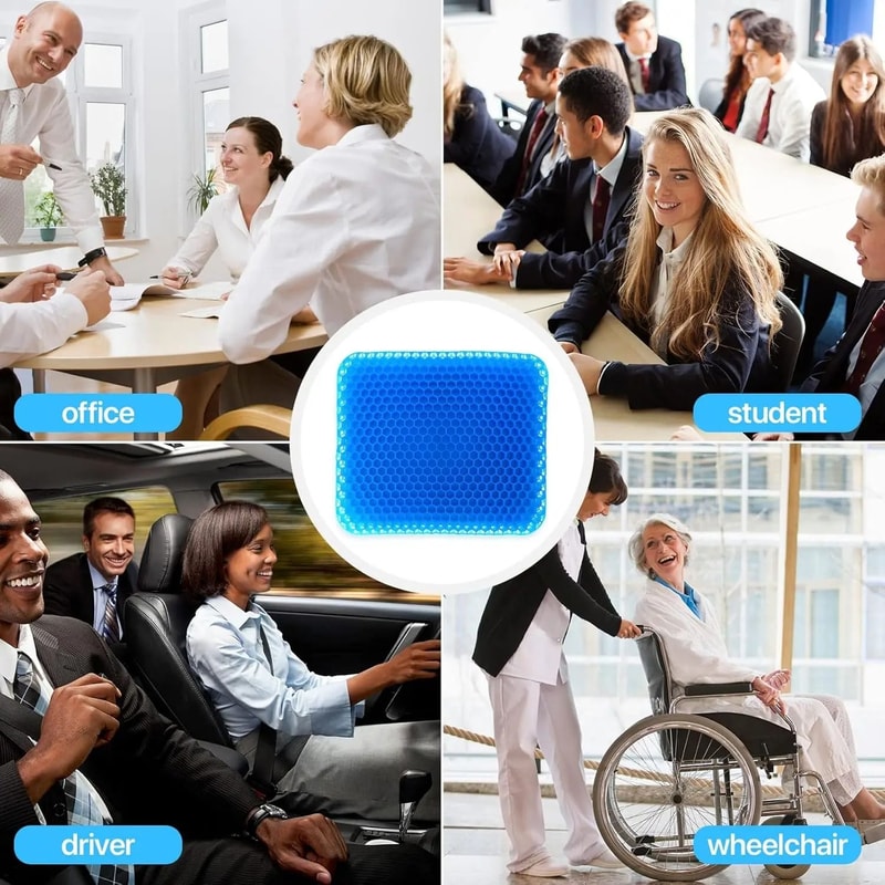 HyperElastic Honeycomb Cooling Gel Seat Cushion 5