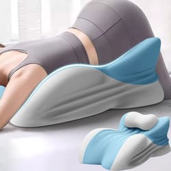 multi-functional headboard & face-down massage reading pillow