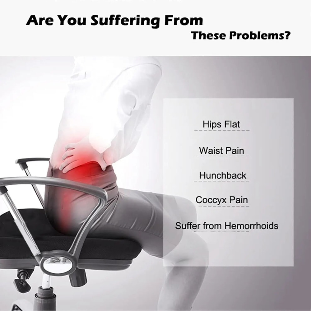 Orthopedic GelMemory Foam UShaped Seat Cushion 2