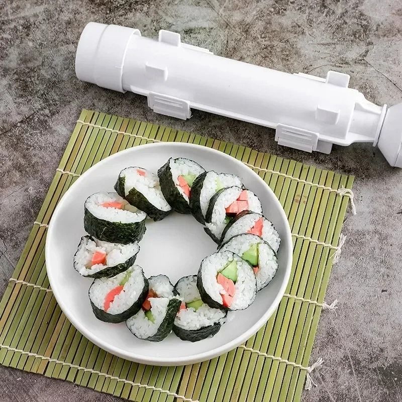 DIY Cylinder Sushi Bazooka QuickRolled Rice Mold 2