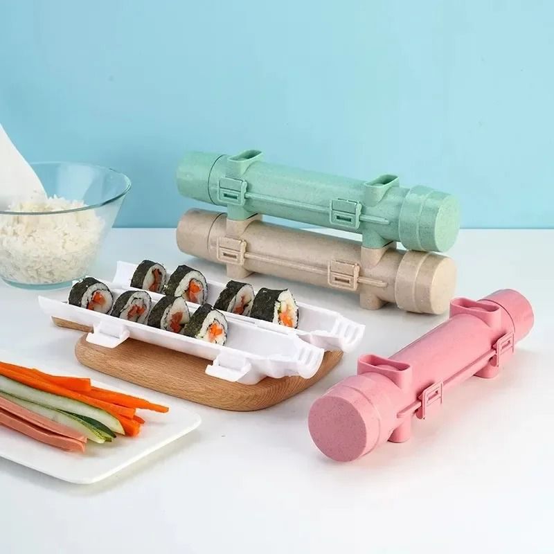 DIY Cylinder Sushi Bazooka QuickRolled Rice Mold 5