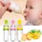 Silicone Squeeze Feeding Bottle With Integrated Supplement Spoon 2