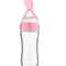 Silicone Squeeze Feeding Bottle With Integrated Supplement Spoon 6