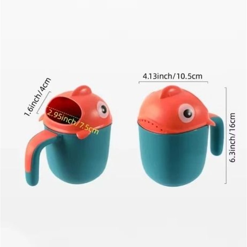 Pediatric SplashProof Cartoon Shampoo Bath Rinse Cup 2