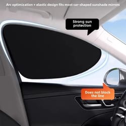 four-piece car electrostatic adsorption sunshade set