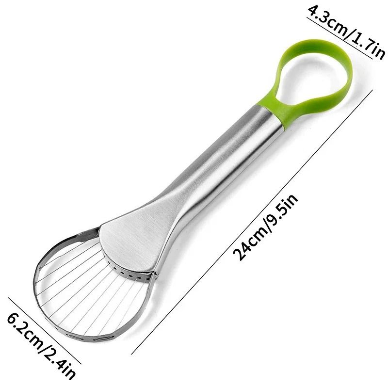 2in1 Stainless Steel Avocado Precision Slicer Peeler 6