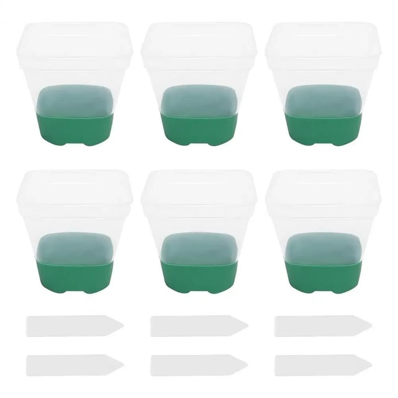 6Piece HighTorque Transparent Seedling Planting System 6
