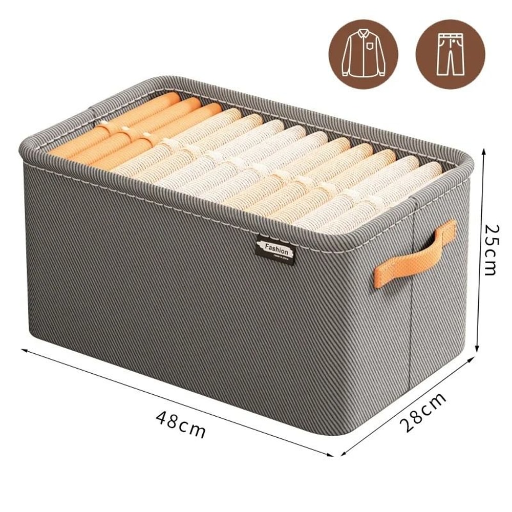 HighCapacity Thickened Fabric MultiFunctional Storage Basket 6