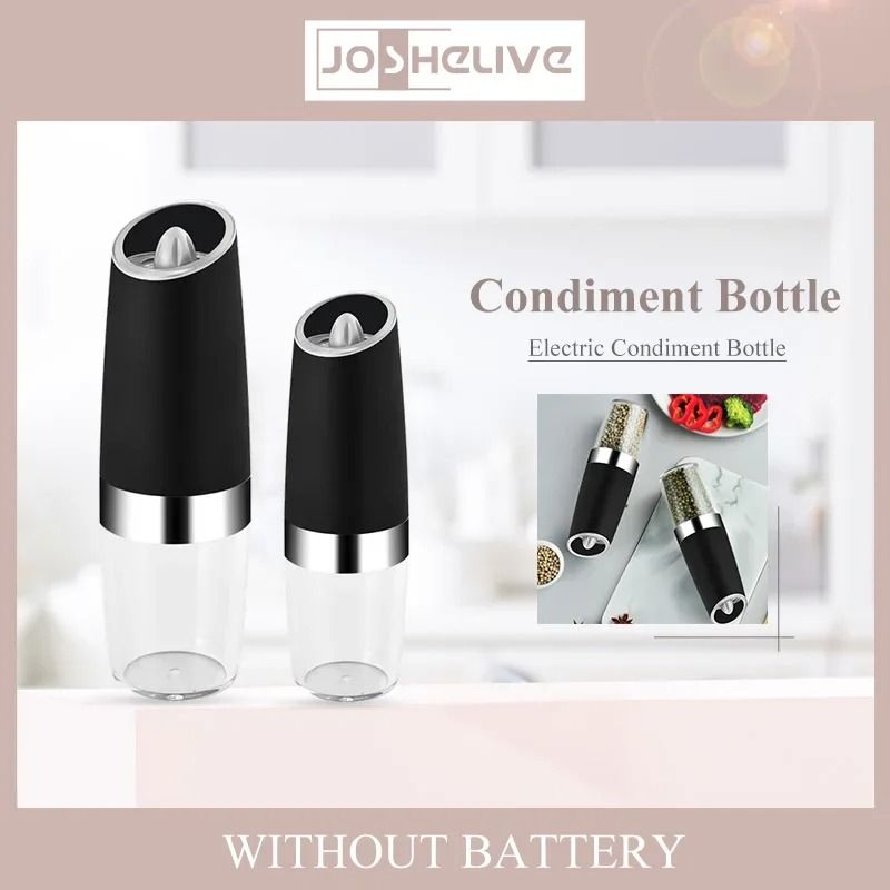 GravityOperated Automatic Salt Pepper Mill Grinder 6
