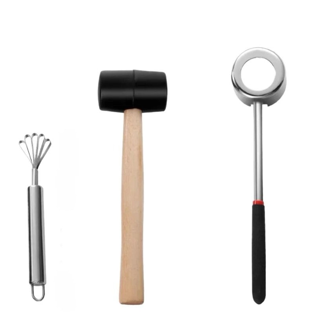 3Piece HighTorque Stainless Steel Coconut Extraction Set 6