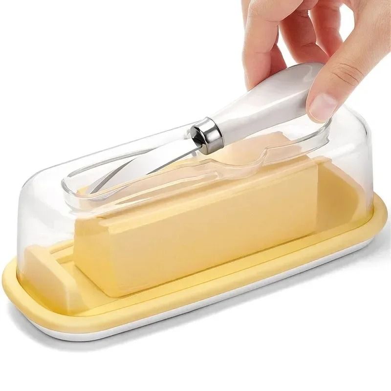 Airtight Butter Storage Box With BuiltIn Slicer And Transparent Lid 0