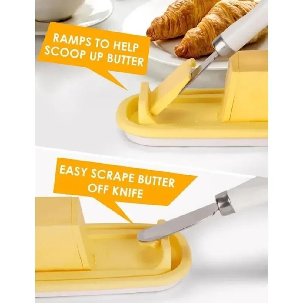 Airtight Butter Storage Box With BuiltIn Slicer And Transparent Lid 4