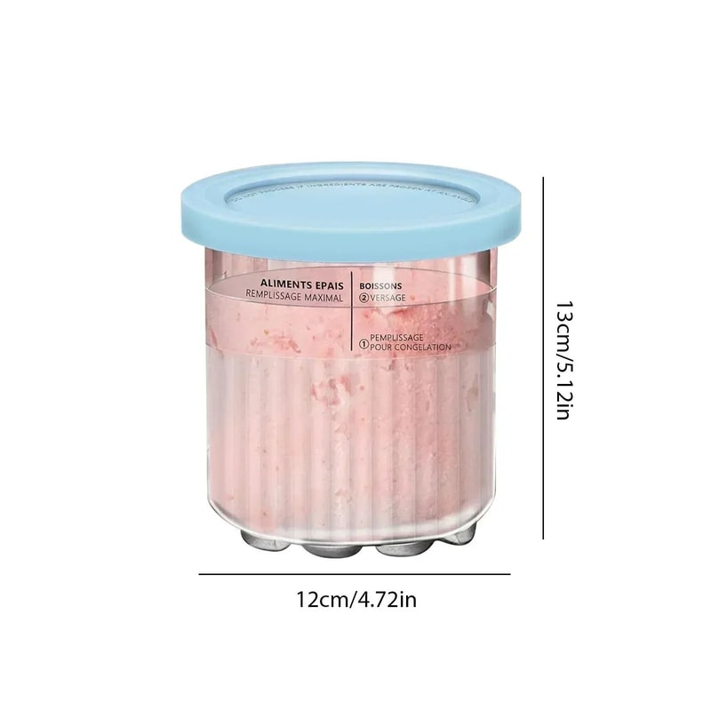 Replacement Ice Cream Pints With LeakProof Lids And Matching Scoops 5