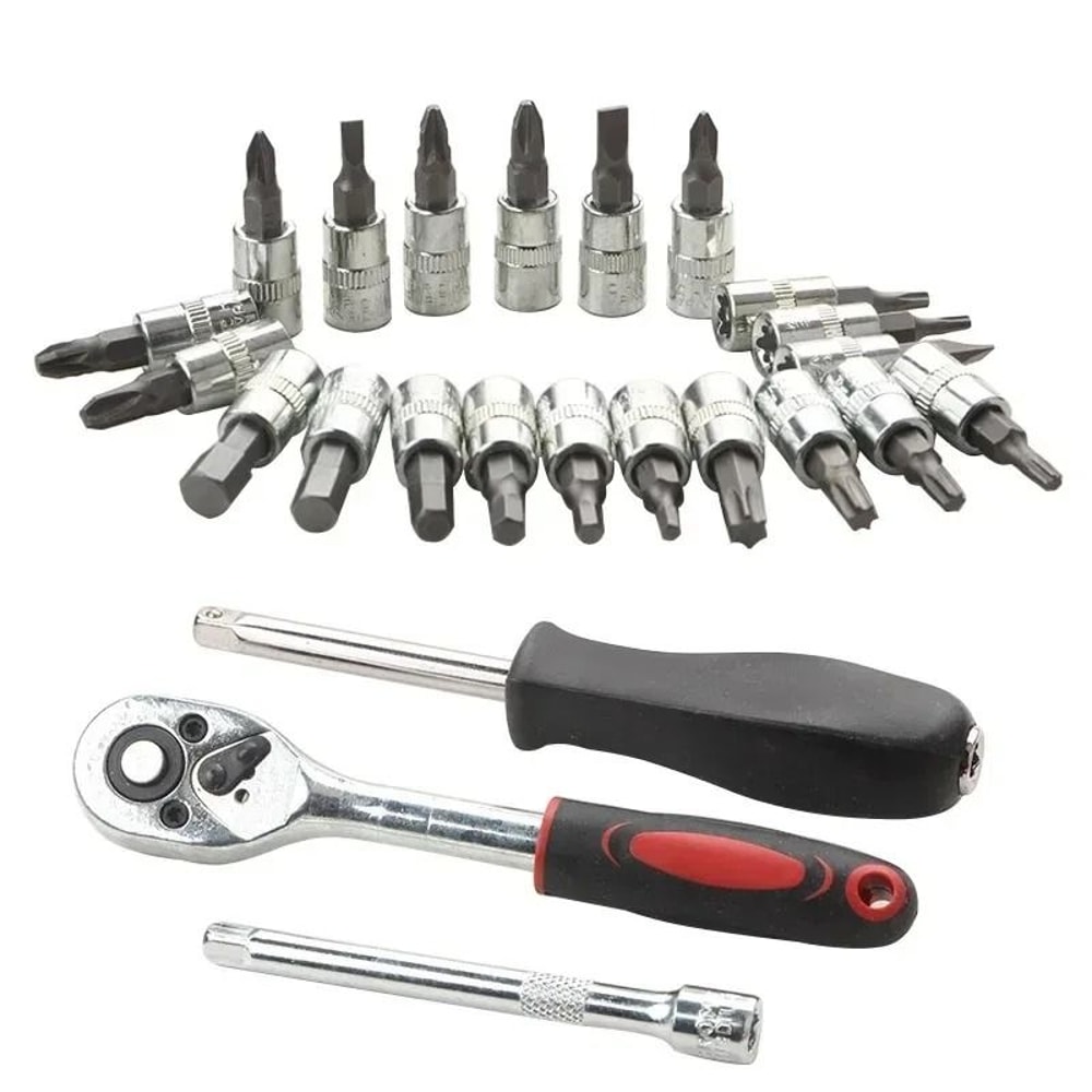 46Piece Precision Ratchet And Socket Tool Set 2