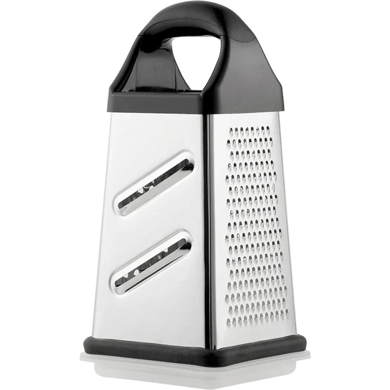 MultiSided Stainless Steel Box Grater And Vegetable Slicer 9