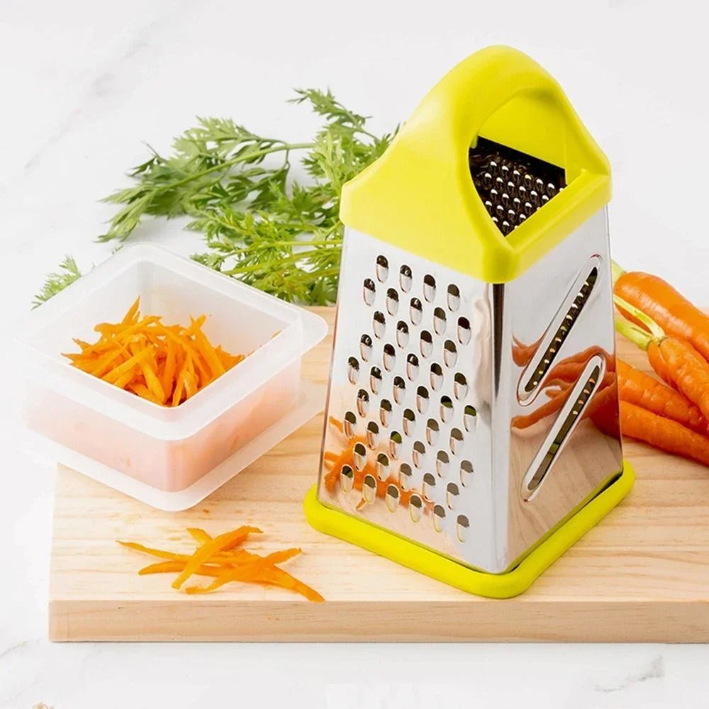 MultiSided Stainless Steel Box Grater And Vegetable Slicer 5