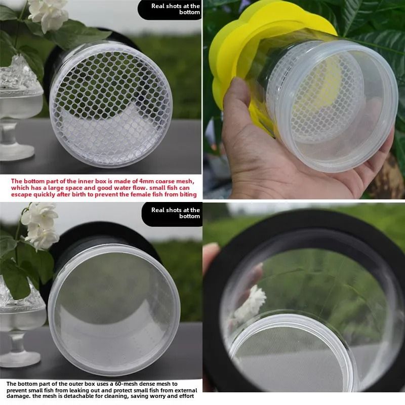 DualChamber Aquarium Breeding Box And Fry Isolation Hatchery 2