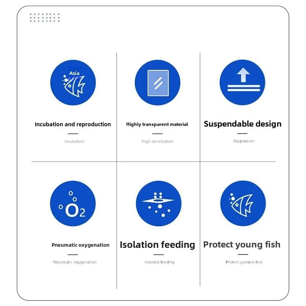 DualChamber Aquarium Breeding Box And Fry Isolation Hatchery 4