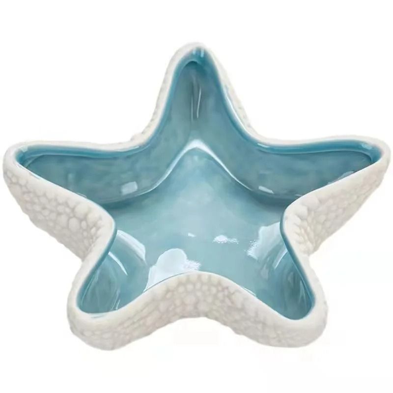 Modern White Starfish Ceramic Trinket Tray And Unique Decor Ashtray 5