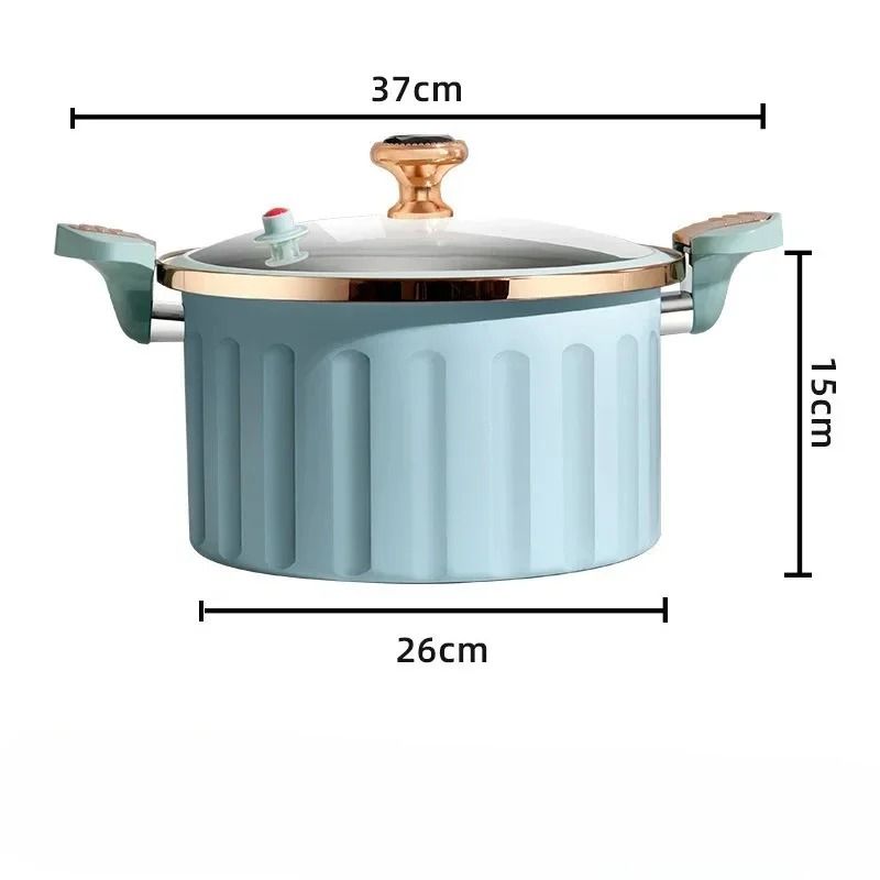 Household MultiFunction Micro Pressure Cooker And NonStick Soup Pot 5