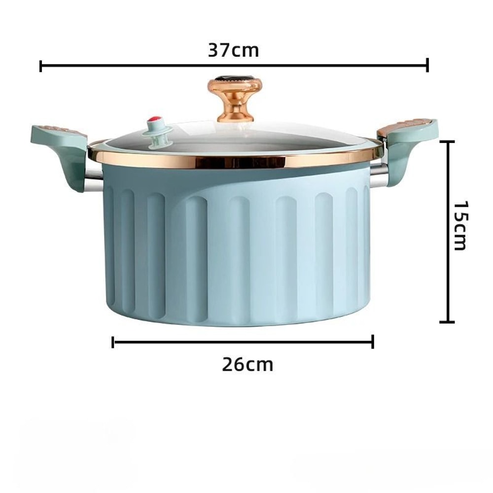 Household MultiFunction Micro Pressure Cooker And NonStick Soup Pot 7