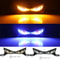 Gemini Said Universal 12V Motorcycle LED Devil Eye License Plate Tail Light 1
