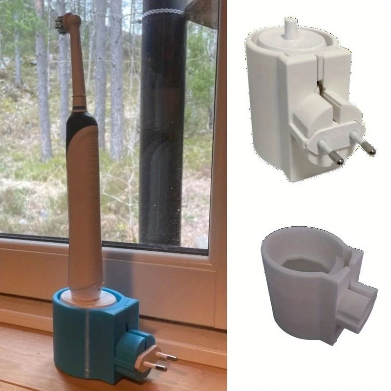 Upgraded Electric Toothbrush Charging Stand With Integrated Cable Management 4