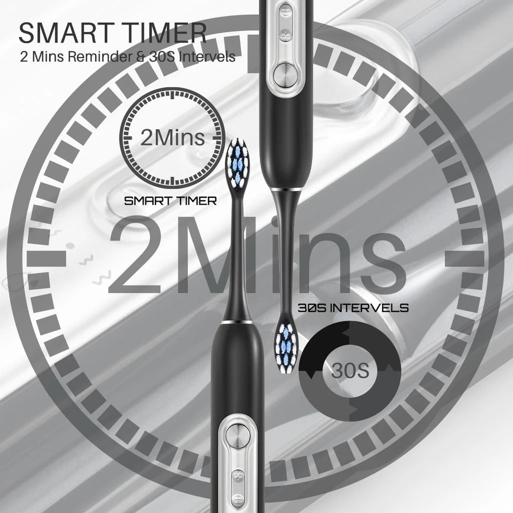 Rechargeable HighPerformance Sonic Electric Toothbrush For Adults And Kids 3