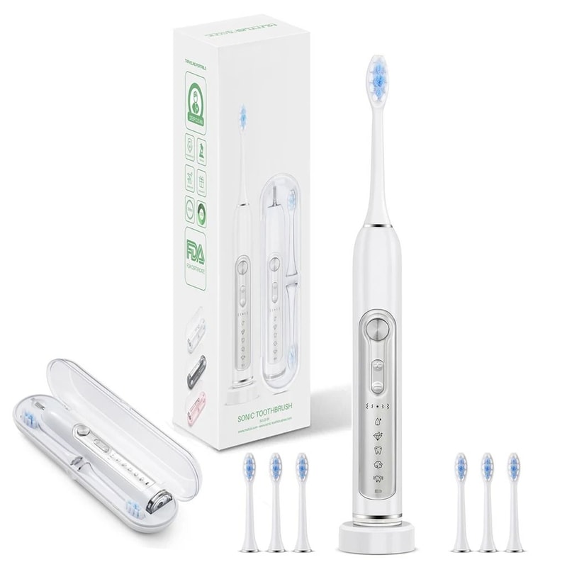 Rechargeable HighPerformance Sonic Electric Toothbrush For Adults And Kids 8