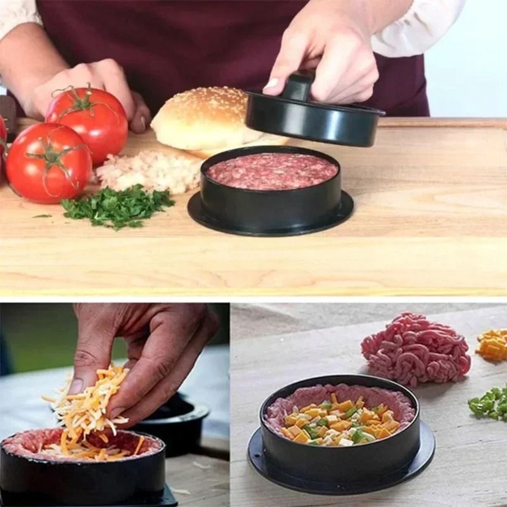 NonStick Hamburger Meat Press And Stuffed Burger Patty Maker 1