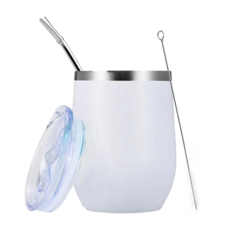 DoubleWall Stainless Steel Yerba Mate Gourd And Bombilla Set 8